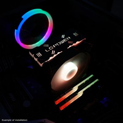 12. LC-Power LC-CC-120-ARGB-PRO Computer Cooling System Processor Cooler/Fan 12 cm Black