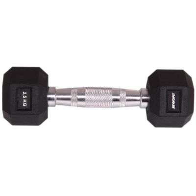 2. HEX RUBBER Dumbbell 2.5 KG ENERO FIT