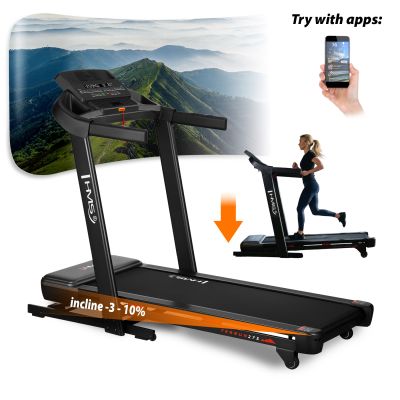 TERRUN275 HOME TREADMILL WITH BI-DIRECTIONAL HMS INCLINE ADJUSTMENT