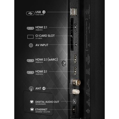 15. Hisense E7Q PRO 43E7Q PRO 109.2 cm (43") 4K Ultra HD Smart TV Wi-Fi Black