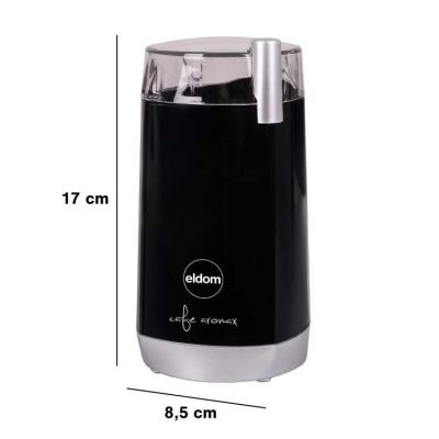 4. ELDOM COFFEE GRINDER MK40 CAFRO 180W BLACK