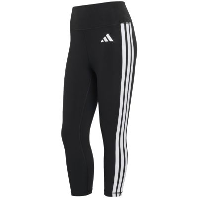 2. Women's adidas 3/4 Optime Essentials Workout 3-Stripes Leggings Black KE6062