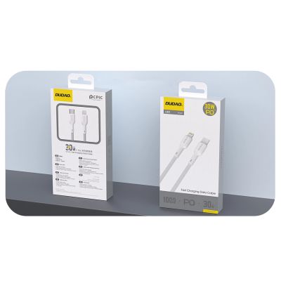 2. Dudao L9X 30W USB-C - Lightning Cable 1m - White