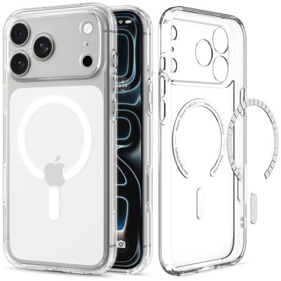 2. Spigen Ultra Hybrid MagSafe Case for iPhone 18 Pro Max / 17 Pro Max - Clear and White