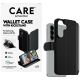 CARE by PanzerGlass Feature Wallet Kickstand Case for Samsung Galaxy A57 - Black