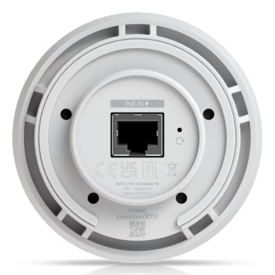 6. Ubiquti UniFi G6 Bullet White camera (UVC-G6-BULLET-W) 8MP 3840 x 2160 (16:9) IP66 IK04 9.9W