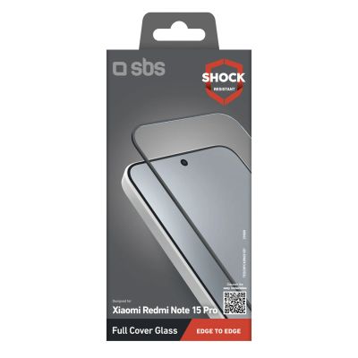 2. SBS Full Cover Tempered Glass for Xiaomi Redmi Note 15 Pro