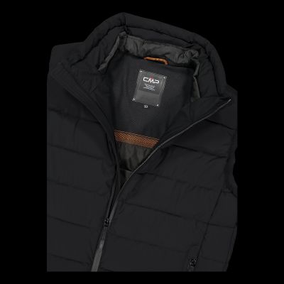 2. CMP men's insulated vest, winter sports vest, black (34K0757/U901)