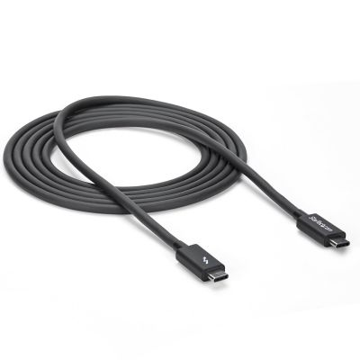 5. StarTech.com TBLT3MM2M Thunderbolt Cable 2m 20Gbps Black