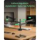 3. ICY BOX IB-MS702-T monitor holder/stand 144.8 cm (57") Desk Black