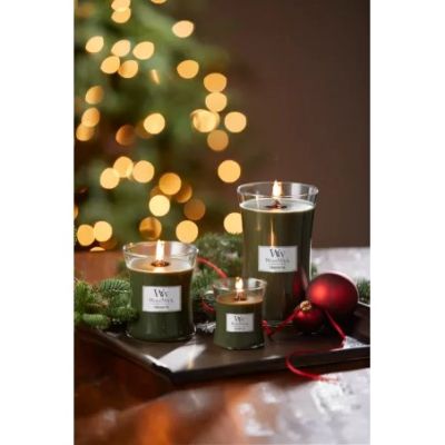 4. WoodWick Frasier Fir Candle Ellipse Gray 1 pc.