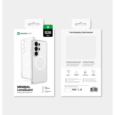 10. AmazingThing Minimal Mag Lens Case for Samsung Galaxy S26 Ultra - Clear