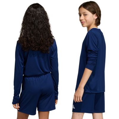 4. adidas Entrada 26 Long Sleeve Jersey Navy Blue KF5877