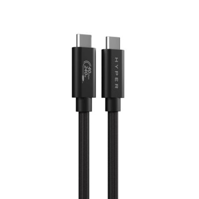 4. HYPER HyperDrive Next USB cable USB4 Gen 3x2 1.2 m USB C Black