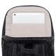 17. RIVACASE Anvik 15.6" laptop backpack, 15L, black, made of waterproof material, pockets for a 10.5" tablet, smartphone, documents, accessories, bottle
