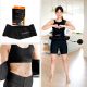 2. Magnetic Hula Hoop Set Black/Gold HHM13 with HMS Counter + Slimming Belt BR163 Black