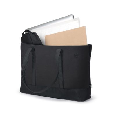 4. DICOTA D31977-RPET 14.1" Shopper Eco Motion Laptop Bag for Women Black