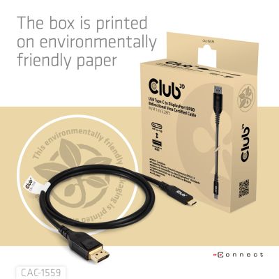 6. USB-C to DP 1M/M/M CAC-1559 Club3D cable