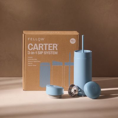 5. 473 ml Carter Move Mug 3in1 thermal mug + 3 Fellow caps powder blue
