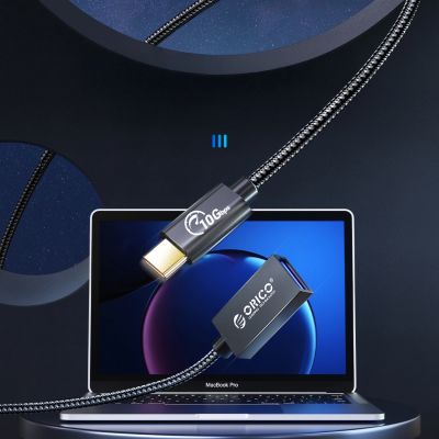 6. Orico CAF31 USB-C - USB-A 3.1 Gen 2 10Gbps 1m OTG adapter - black