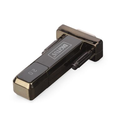 12. DIGITUS DA-70156 adapter (USB M - RS-232 M; black)