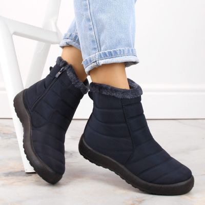 6. Potocki W WOL198B navy blue snow boots 