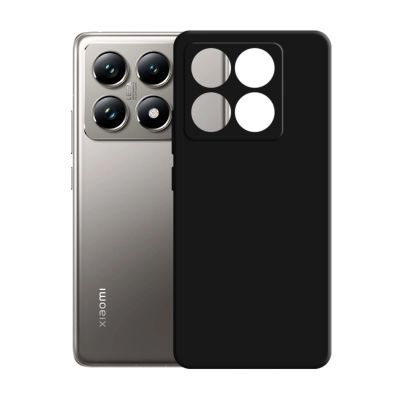 8. 3mk Silicone Case for Xiaomi 14T Pro - black