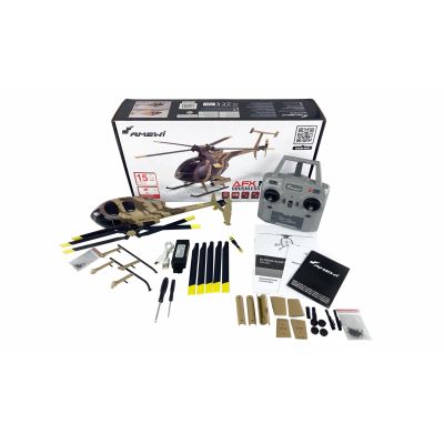 2. Amewi AFX MD500E 325mm Military Brushless 4-Channel Helicopter