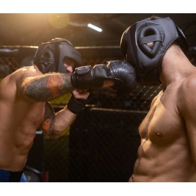 5. M Boxing Helmet - Black Master