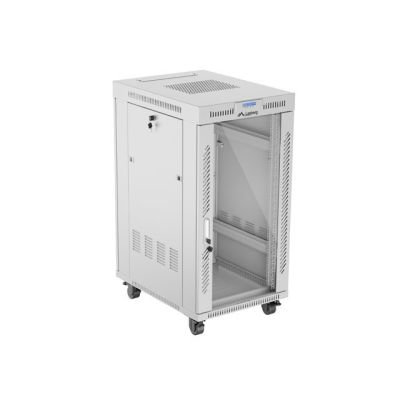 12. Lanberg FF01-6822-12SL 22U Freestanding Rack Gray