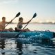 4. 2-PERSON KAYAK 465x74x42CM LAMINATED PVC BLUE ENERO