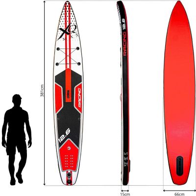 17. SUP BOARD SET 150KG INFLATABLE 381CM XQMAX