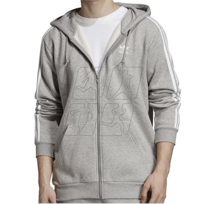 6. Sweatshirt adidas 3 Stripes Full-Zip Hoodie Jr. ED5969