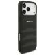 4. Mercedes AMG Leather Debossed Lines Logo Case for iPhone 18 Pro Max / 17 Pro Max - Black