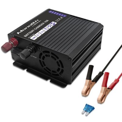 9. QOLTEC CHARGER FOR MONOLITH LIFEPO4 AGM GEL SLA BATTERIES | 10A | 12V