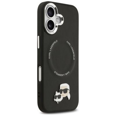 4. Karl Lagerfeld Karl & Choupette Pins MagSafe Case for iPhone 17 - Black