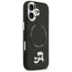 4. Karl Lagerfeld Karl & Choupette Pins MagSafe Case for iPhone 17 - Black