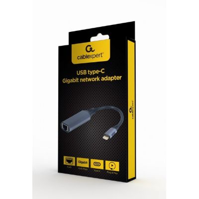 2. GEMBIRD USB-C to LAN RJ-45 1GB Adapter with Cable