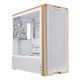 14. Lian Li Lancool 217 PC Case, Midi-Tower, ATX, Tempered Glass - White