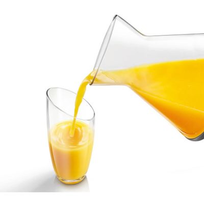 9. BOSCH MCP72GPB citrus juicer (40W; 1l; black, transparent)