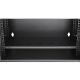 8. Extralink LITE 6U 530X400 WALL-MOUNTED RACKMOUNT CABINET BLACK Freestanding/Wall/Floor Rack Black