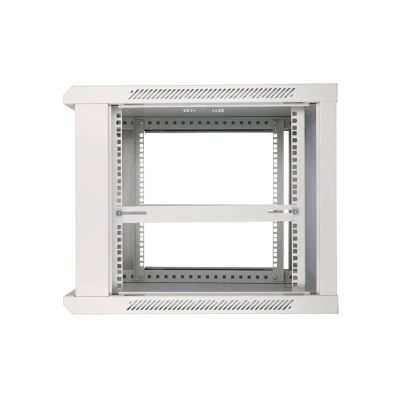 5. Extralink EX.8581 rack cabinet (400mm / 600mm / 600mm; wall-mounted; openable; 19''; grey)