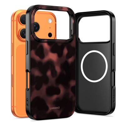 Tech-Protect Lamano MagSafe case for iPhone 17 Pro - black and red