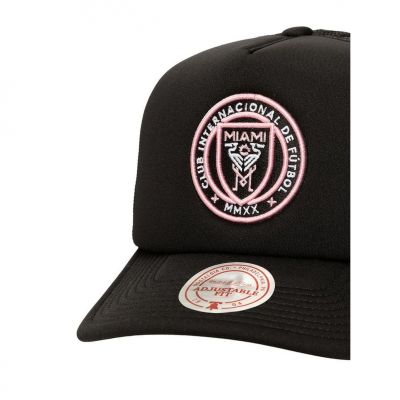3. Mitchell & Ness Inter Miami CF MLS Evergreen Trucker Cap HT8611-IMCBLCK