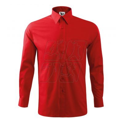 3. Malfini Style LS M MLI-20907 red shirt