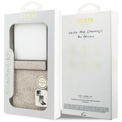 8. Guess 4G Classic MagSafe Case for Samsung Galaxy Z Flip 7 - Pink