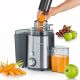 9. Severin ES 3566 Juicer Centrifugal Juicer 400W Black, Stainless Steel