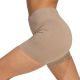 5. Women's adidas Workout Essentials 4 inch beige shorts JX3926
