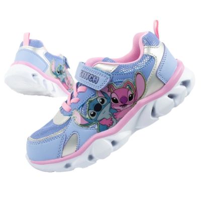 Leomil Stitch children's sports shoes, lightweight sneakers with Velcro LED