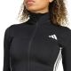 5. adidas Workout Essentials 3-Stripes Zip Through Sweatshirt KB7843